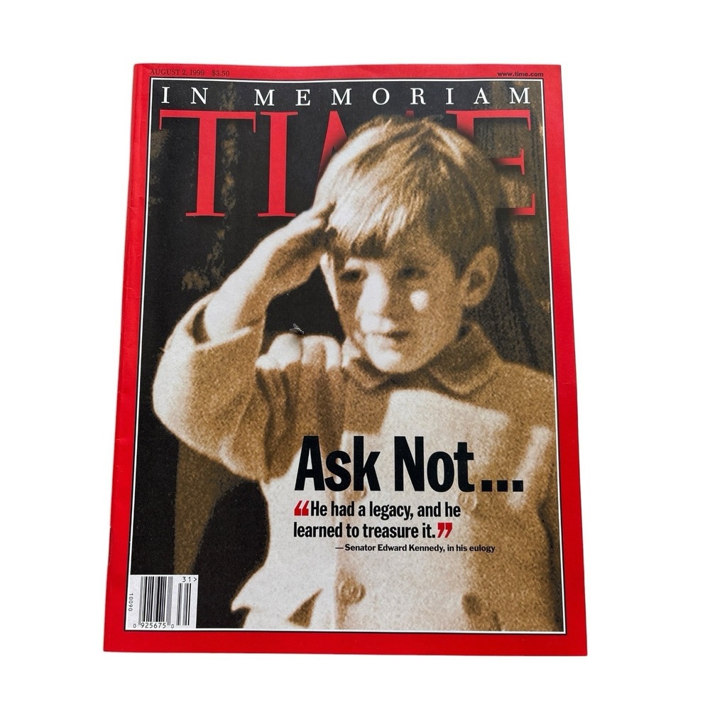 Time Magazine Aug 2 1999 JFK Jr Memorial Issue Ask Not Vintage